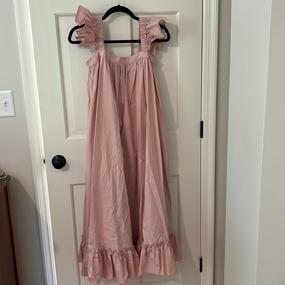 Mable Pink Ruffle Dress